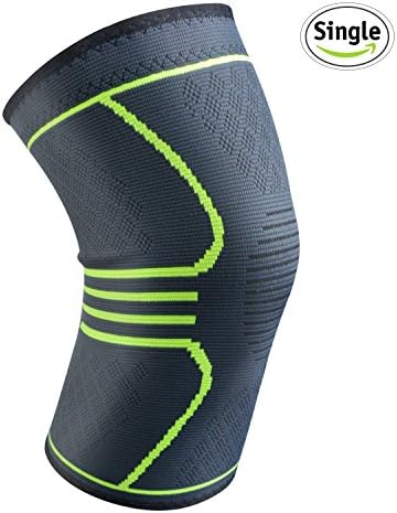 Knee Brace Knee Compression Sleeve Support for Running, Jogging, Sports, Joint Pain Relief, Arthritis and Injury Recovery-Single Wrap