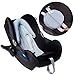 Bambeano® Baby Travel Accessory Bundle - Seat Belt and Pads Head Rest (Blue)