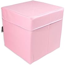 Cubo In Ecopelle 40x40x40 Cm - Con Schiuma Interna, Per Seduta O Fitness, Made In Germany, Nero - Foto 11