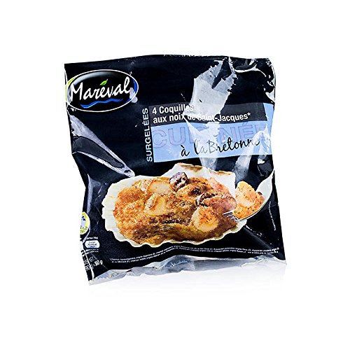 Preisvergleich Produktbild Jakobsmuscheln "Bretonischer Art", 4 Stück, Francaise de Gastronomie, TK, 360g