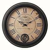 SLH Europäische kreative Retro Wanduhr