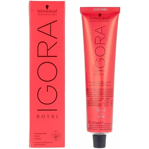 Schwarzkopf IGORA ROYAL 9-7 Extra Hellblond Kupfer – Haarfarbe Intensiv 60 Ml Tube