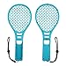 Price comparison product image 2pcs Tennis Racket Handle for Nintend Switch Joy-con Controller (Blue) - Asiproper