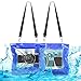 Produktbild kwmobile Unterwasserhülle Kameratasche Kamera Regenschutz wasserdicht - Outdoor Beachbag Strandtasche - XL Camera Schutzhülle mit Objektivführung