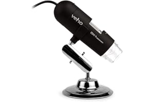 Veho Discovery DX-1 USB Digital 2MP Microscope | x200 Magnification | Photo Capture | Video Capture (VMS-006-DX1)