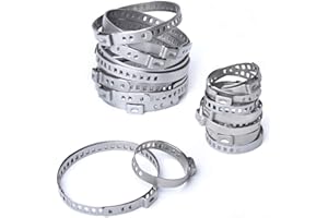 OTUAYAUTO Collier Soufflet Cardan, 16 Colliers de Fixation pour Soufflet de cardan