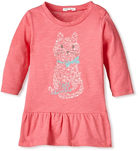 United Colors of Benetton Baby-Girls Cat Frill Hem Long Sleeve T-Shirt