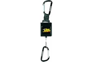 Gear Keeper RT3-4548 Retractable Instrument Tether with Aluminum Carabiner, 80 lbs Breaking Strength, 48 oz Force, 22 Extension by Gear Keeper