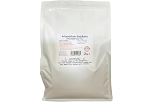 2kg of Aluminium Sulphate Al2(S04)3 Iron Free - Mordant/Purifier/PH reducer