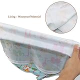 iZiv(TM) Wasserdichtes Baby Wiederverwendbare Nass und Trocken Windel Beutel Organisator Beutel 2 Reißverschluss Printing Wickeltasche - 5