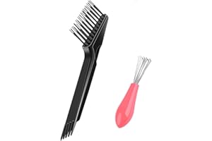 YiXuTag Outils de Nettoyage Brosse à Cheveux Nettoyant Peigne Outil de Nettoyage Peigne Nettoyant Brosse à Cheveux,Outil de Nettoyage de Peigne à Cheveux Portable Brosse de Nettoyage de Peigne (2pcs)