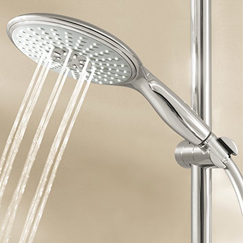 Grohe Power&Soul Set mit Handbrause (160 mm), Duschstange (600 mm) und Brauseschlauch (1.750 mm), 9,5 l / Minute - 8