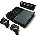 Produktbild DOTBUY Xbox ONE Design Folie Vinyl Aufkleber für Konsole + 2 Controller + Kamera Sticker Skin Set (Dark Honeycomb)