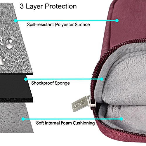 MOSISO H  lle Sleeve Tasche f  r 13-13 3 Zoll Notebook Ultrabook MacBook Air MacBook Pro Pro Retina Polyester Laptoph  lle Schutzh  lle Laptoptasche N
