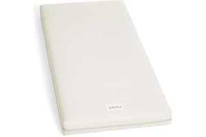 The Little Green Sheep Baby Matratze 70x140 cm - Naturbettmatratze, Atmungsaktiv, Staubmilbenhemmend, Temperaturregulierend mit luxuriösem gesteppten-Baumwollbezug - Twist Natürlich