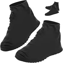 Disino 100 Pièces/50 Paires Imperméable Couvre Chaussures Jetables avec Bande élastique