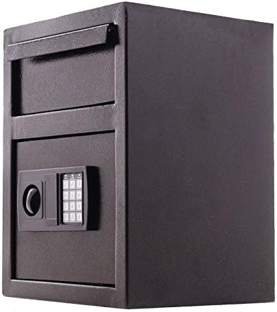 Digital Electric Cash Deposit Drop Slot Safety Steel Safe Security Box Vault