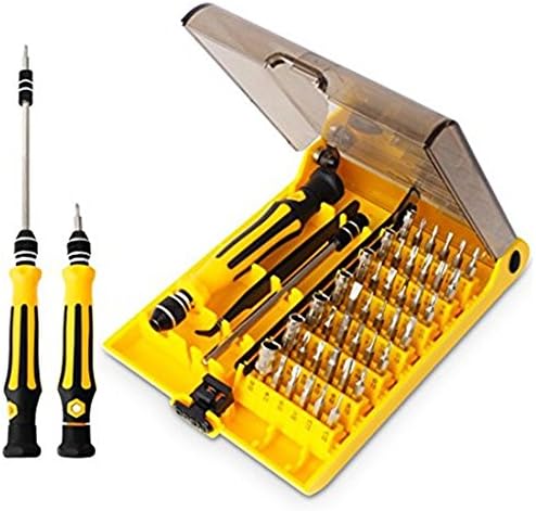 Qqpow Screwdriver Set Magnetic Precision Magnetic Screwdriver Bits Set Repair Tool Screwdriver Set for Small Electronic Devices Such As Cell Phone, Tablet, PC, Laptop, and Glasses