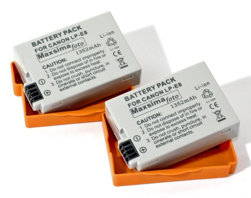 Maxsima - Battery Grip for Canon EOS 600D 550D T2i T3i as BG-E8 LP-E8 comes with 2x two of batteries 12 month replacement warranty reviews Maxsima - Battery Grip for Canon EOS 600D 550D T2i T3i as BG-E8 LP-E8 comes with 2x two of batteries 12 month replacement warranty