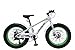 Produktbild 20'' fat bike Kinderfahrrad 20 Zoll STEM Kinder Fatbike Fahrrad weiß grün