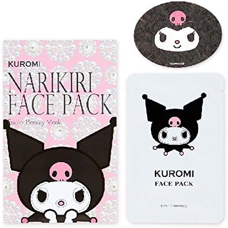 Face Mask Japan Narikiri Face Pack Facial Beauty Mask - Kuromi Pearl (Harajuku Culture Pack)