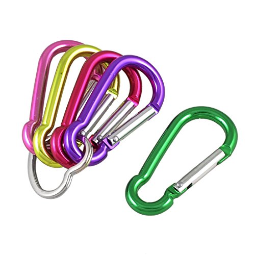 Preisvergleich Produktbild 5 PC 2.4 "Länge Bunte Aluminium-Legierung Karabiner Abschließbare