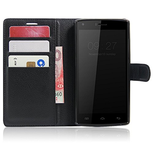 Honor 6X Hülle, IVSO Hohe Qualität Advanced Shock Absorption Technology Case Folio Tasche Cover für Huawei Honor 6X Smartphone, Schwarz (Für Honor 6X, Schwarz) - 3