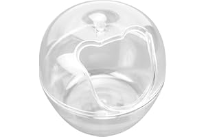 WideSmart Hamster Room,Hamster Sand Bathroom Plastic Pet Bath Tub Sauna Toilet Washroom Box Small Animal Bathroom Mini Hamster Sand Bath Container Detachable Golden Bears Chinchilla Bathroom (12cm)