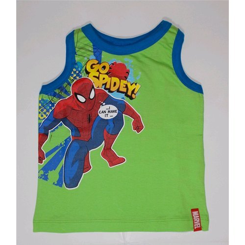 VEST SUMMER T-SHIRT MARVEL SPIDERMAN BOYS 3/8/1-OE1091 YEARS Years 08 green
