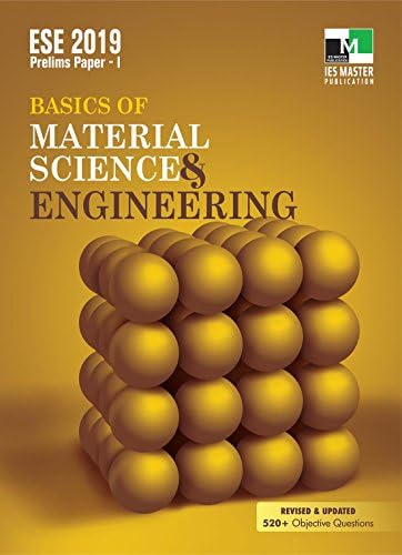 Ese 2019 : Basics Of Material Science And Engineering