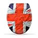 Produktbild WC Sitz mit Absenkautomatik -"Union Jack" Design - Duroplast Toilettendeckel mit Motiv inkl. Montagesatz - Grinscard