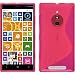 Produktbild PhoneNatic Case für Nokia Lumia 830 Hülle Silikon pink S-Style + 2 Schutzfolien