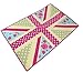 Country Club Children's Play Mat, Anti-Slip, Vintage Rose Union Jack, 60 x 90cm