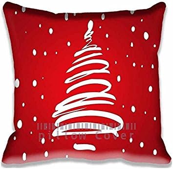 Custom Design Merry Christmas 22 Pillow Cases Zippered , Standard Square Holidays Pillowcase - 20X20inch Christmas Cushion Covers Two Size Print