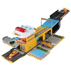 FidgetGear Children Simulation Fire Truck Sound and Light Deformation Car Track/Parking Fire Mobile Headquarters for Kids Construction Vehicle