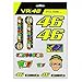 Price comparison product image Valentino Rossi VR46 Moto GP Large Sticker Set Official 2018