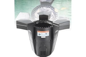 VIOLK Limpiador automático de piscinas, skimmer flotante for estanques, robot skimmer de piscinas, extractor de superficie de piscinas, skimmer y clarificador, skimmer flotante de succión for estanques