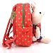 Babyhugs® Kids Walker Saftey Harness Back pack with detachable soft toy Reins - Red Bag with Cute Bunny Rabbit