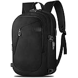 Dobaly Zaino Porta PC Uomo, da Viaggio per Computer da 15,6/17 Pollici, con Caricatore USB, Jack Cuffie, Zaino Uomo Antifurto
