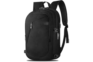 Mochila Ordenador Portatil 15,6/17,3 Pulgadas, Mochila para Portatil Antirrobo Impermeable con Puerto USB, Mochila Hombre del