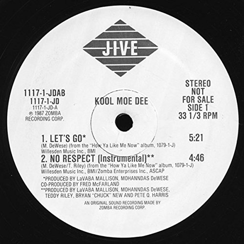 Preisvergleich Produktbild Kool Moe Dee - No Respect / Let's Go - Jive