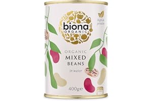 AMISA Biona Organic Mixed Beans in Water , 400g, Pack of 1