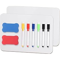 Lavagna Bianca A4 Cancellabile - Doppia Faccia Con Penne E Cancellino - Foto 6