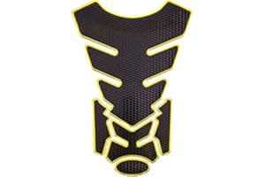 BKEPDY Protection Réservoir Adhésive 3D Protège Reservoir Autocollant Reservoir Moto Protège Reservoir Moto Carburant Tampon Protecteur Tank Pad Sticker pour Motos Universel Couleur (Or)