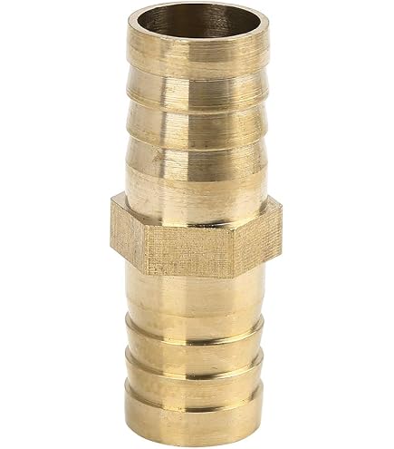 QUARKZMAN Raccord Coudé 90° En Laiton 19mm - Lot De 2 Connecteurs Barbelés Pour Tuyaux, Doré
