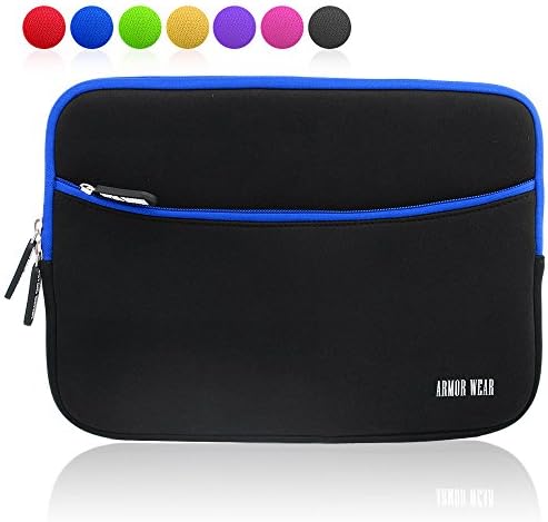 Armor Wear 10.1 Inch Tablet Sleeve Case Cover Bag Neoprene Shockproof Padded Tablet Sleeve Protective Carrying Case for 9.7-Inch iPad Air,Air2,4,3,2,Samsung Galaxy TAB 4,Lenovo 10.1 Tablets,ASUS 10.1 Tablets,10.1-Inch eBook Readers