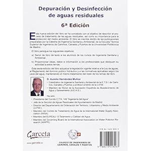 Depuración y desinfección de aguas residuales. 6ª Edición