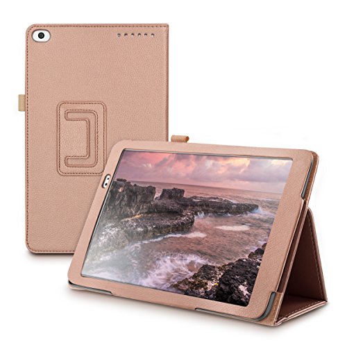 kwmobile Hülle für Huawei MediaPad T1 10 - Tabletcover Slim Case Tablet Schutzhülle - Smart Cover Tabletcase Rosegold