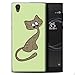 Produktbild Stuff4 Gel TPU Hülle / Case für Sony Xperia L1 / Katze/Links Muster / Sie & Mich Paare Kollektion