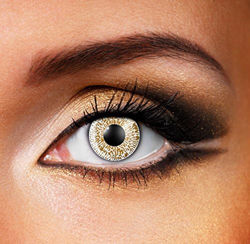 1 x Contact Lens Soaking Storage Case Standard Screw Top With L and R Caps (CE Approved) with Hazel 1 Tone Eye Accessories By Eye FusionTM